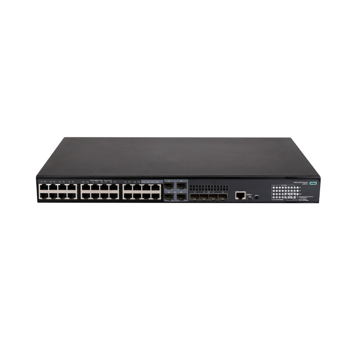 JL827A - HPE FlexNetwork 5140 24G PoE+ 4SFP+ EI Switch