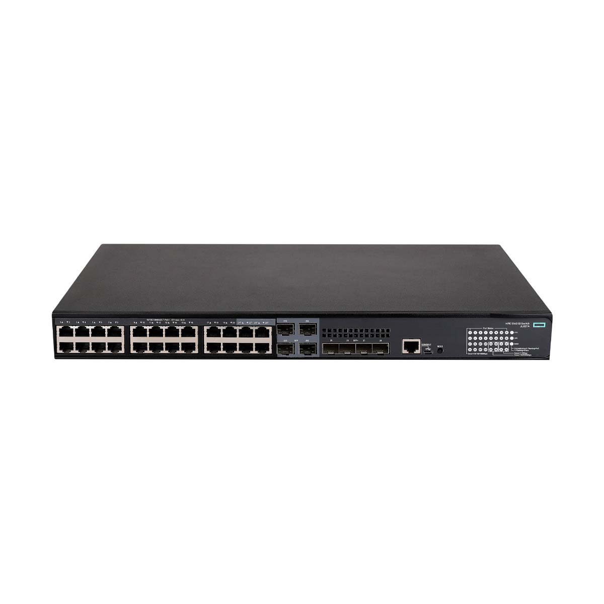 JL827A - HPE FlexNetwork 5140 24G PoE+ 4SFP+ EI Switch