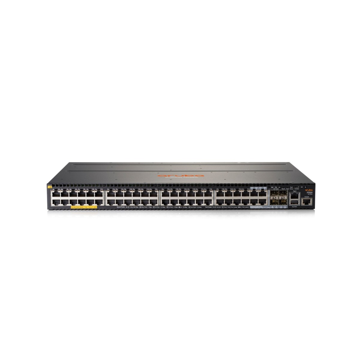 JL322AR HPE Aruba Networking 2930M 48G PoE+ 1-slot Switch (min. 1 PSU Required) JL322AR 1.695,00 €* 1-2 Tage JL088AR, JL088A - Aruba 3810 Switch Fan Tray (Aruba Renew) HPE Aruba Networking 3810 Renew