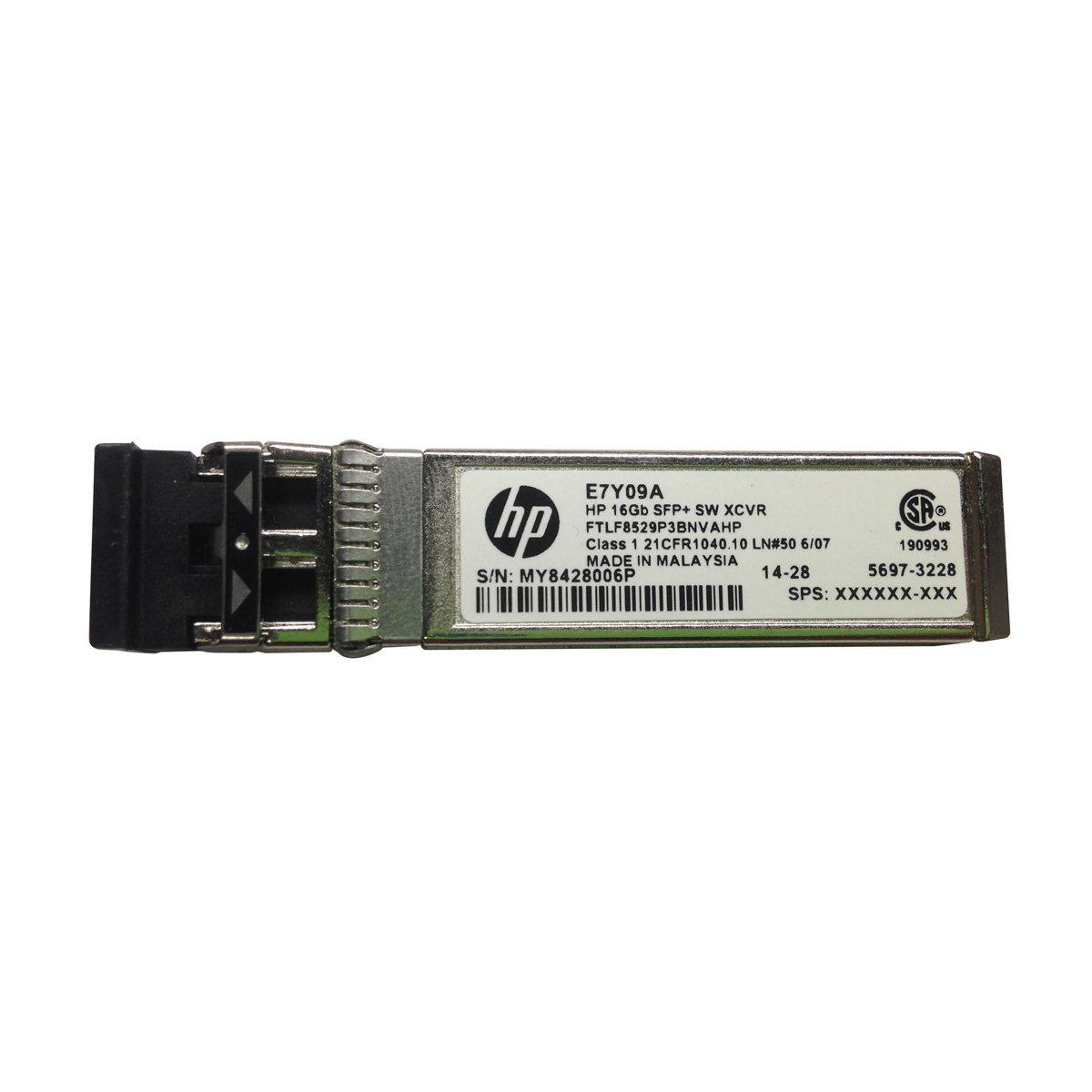 E7Y09AR HPE 16Gb SFP+ SW 1-pack I Temp Ext XCVR