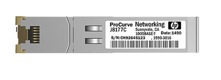 JD089BR - HPE X120 1G SFP RJ45 T Transceiver 