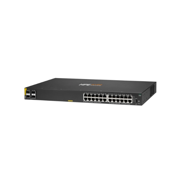 HPE Aruba Networking CX6000 24G CL4 PoE 4SFP 370W Switch HPE Aruba Networking CX6000 24G CL4 PoE 4SFP 370W Switch