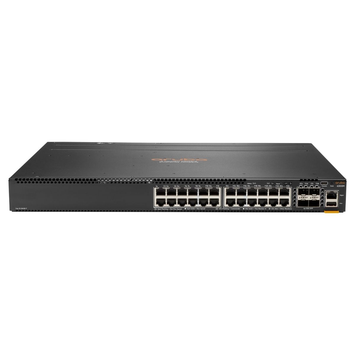 JL664A - HPE Aruba 6300M - Switch - 24 Anschlüsse - managed - an Rack montierbar 
