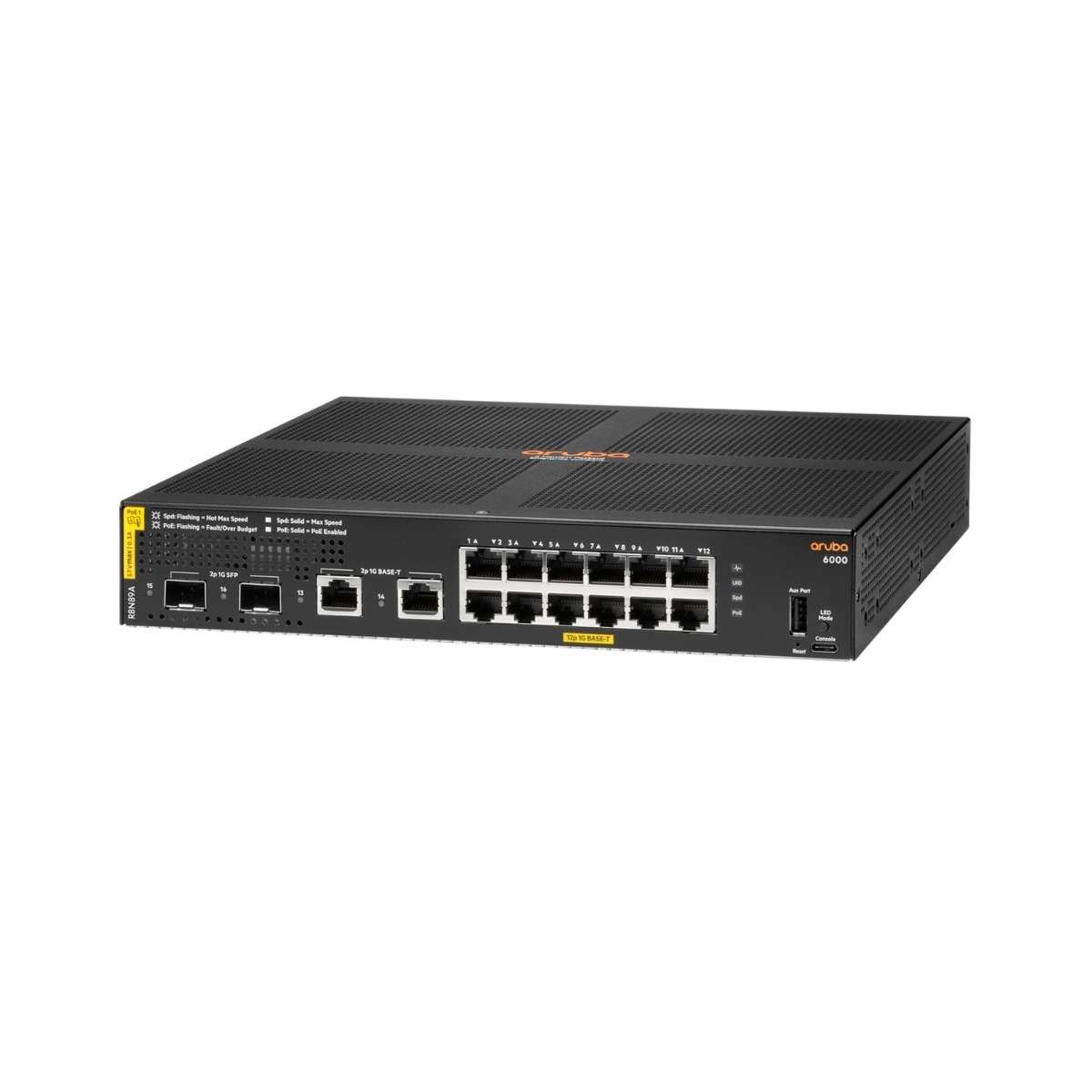 R8N89AR - HPE Aruba 6000 12G CL4 2SFP 139W Switch (Aruba Renew)
