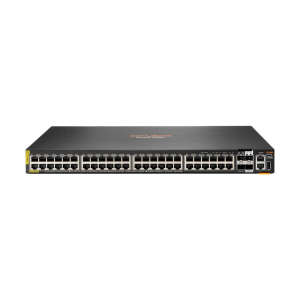 R8Q70A - HPE Aruba 6200M 48G Class4 PoE 4SFP+ Switch - Switch - Max. Stacking Distance 10 kms - 48 Anschlüsse - managed - an Rack montierbar