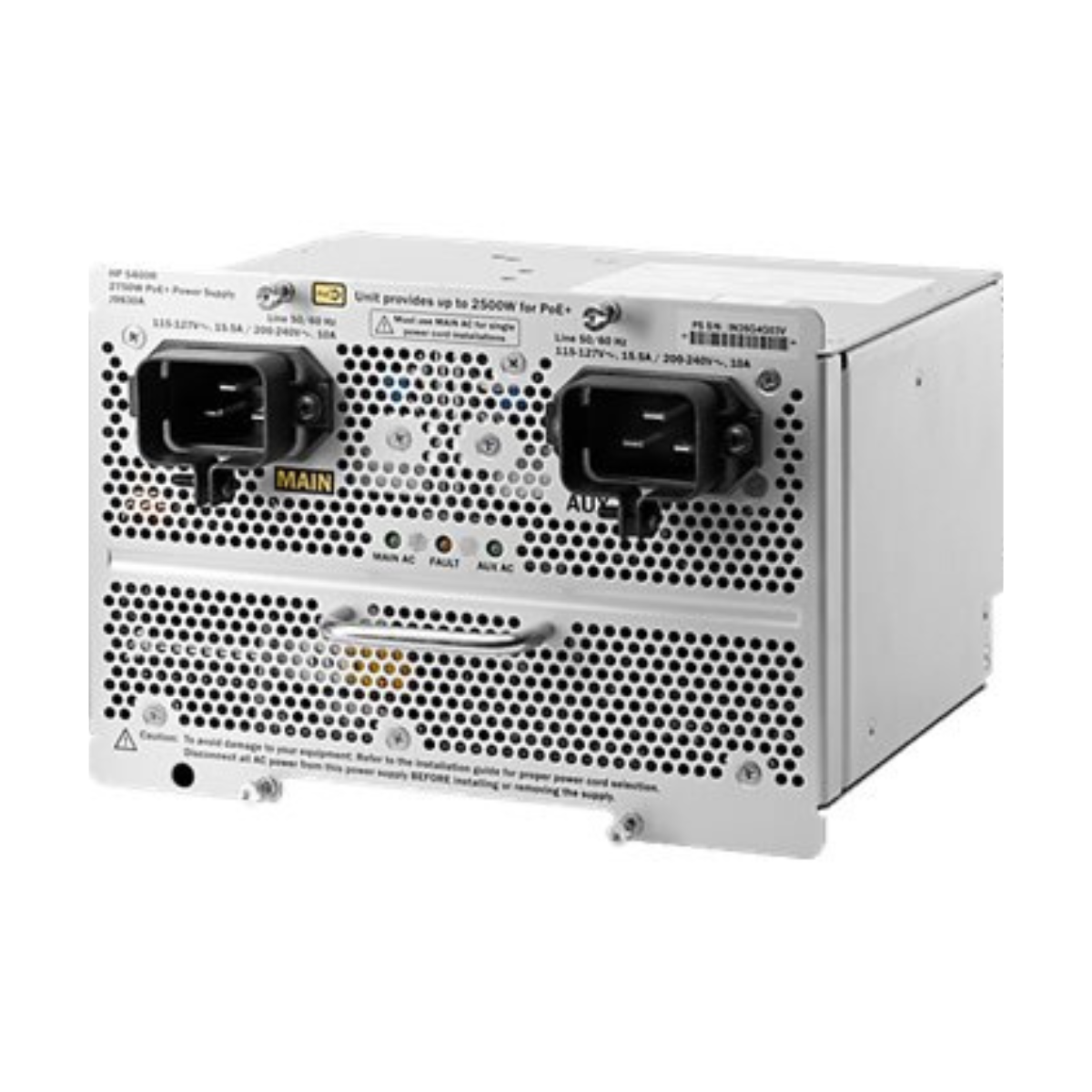 J9830BR - Aruba 5400R 2750W PoE+ zl2 Power Supply