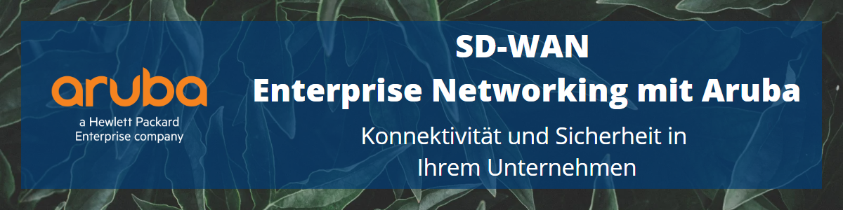 SD-WAN – Enterprise Networking mit Aruba – Konnektivität und Sicherheit in Ihrem Unternehmen