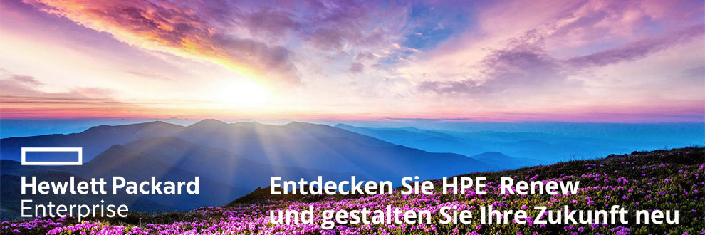 HPE Renew – Die Chance, um in eine neue Zukunft zu starten.
